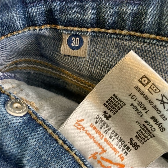 COH Citizens of Humanity Devote Rocker Ultra Flare Jeans in Title blue denim 30 - Picture 12 of 12